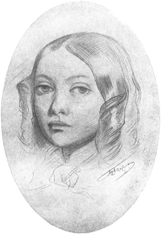 Lord Leighton's younger Sister when a Child