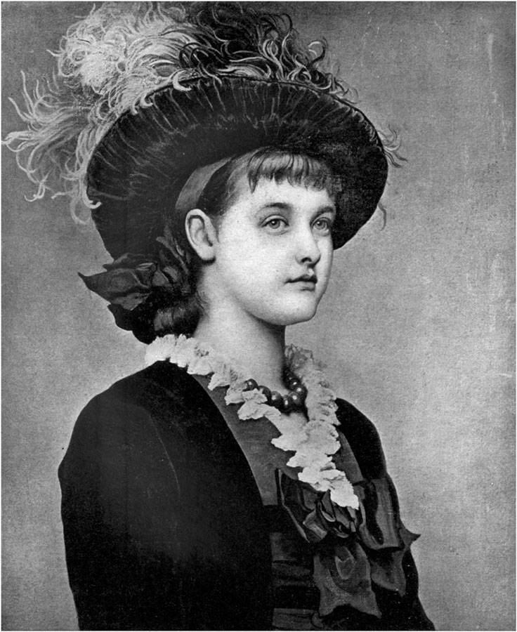 PORTRAIT OF MISS MABEL MILLS.