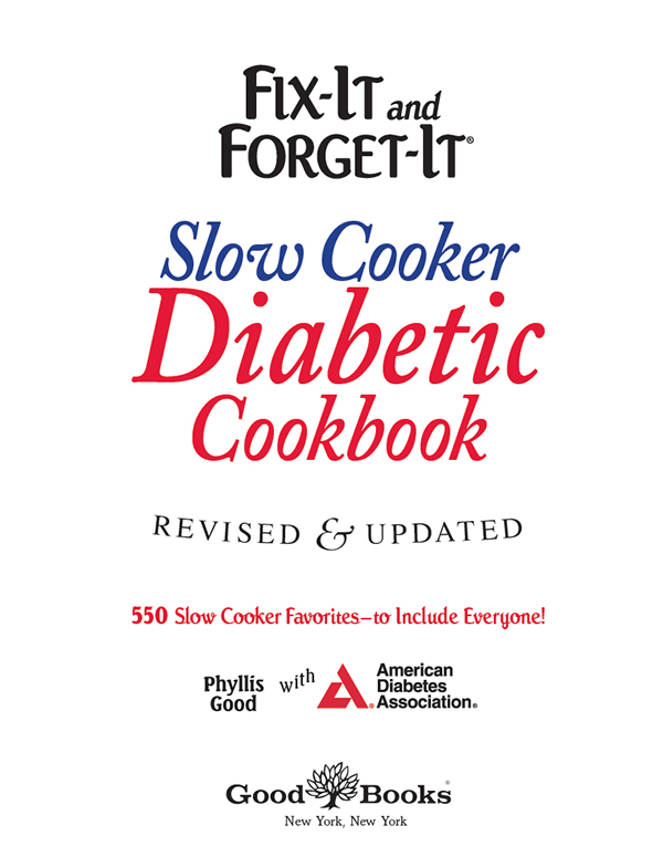 Title Page of Fix-It and Forget-It Slow Cooker Diabetic Cookbook