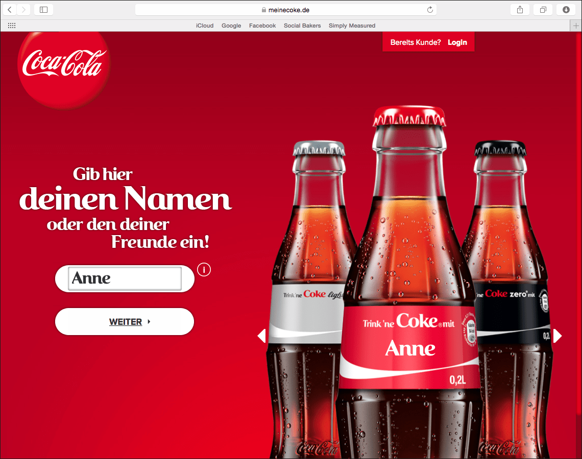 Coca-Cola trifft mit seiner Individualisierungskampagne den Nerv der Zeit: Poesiealbum in Social Media.