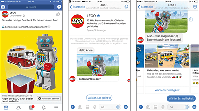 Chatten und Produkte verkaufen – der LEGO-Chatbot »Ralph« macht es vor.