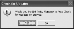 Updating the IDS Policy Manager