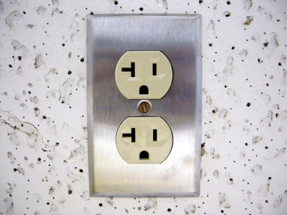 NEMA 5-20 outlets feature a horizontal slot for a 20 amp plug.