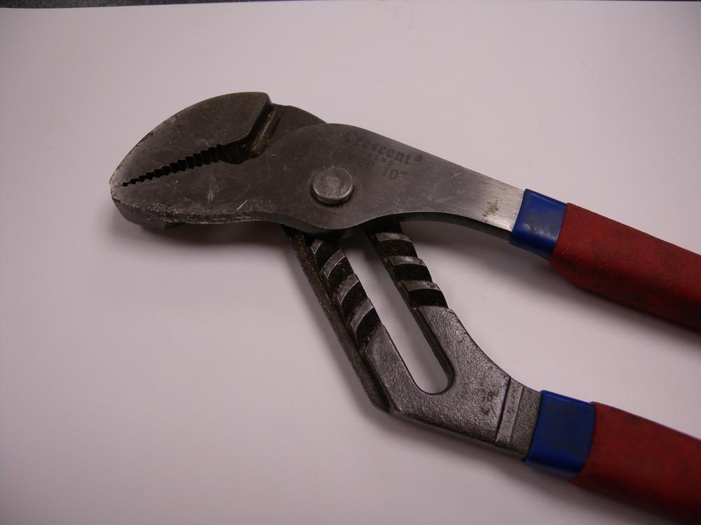 Tongue-and-groove pliers.