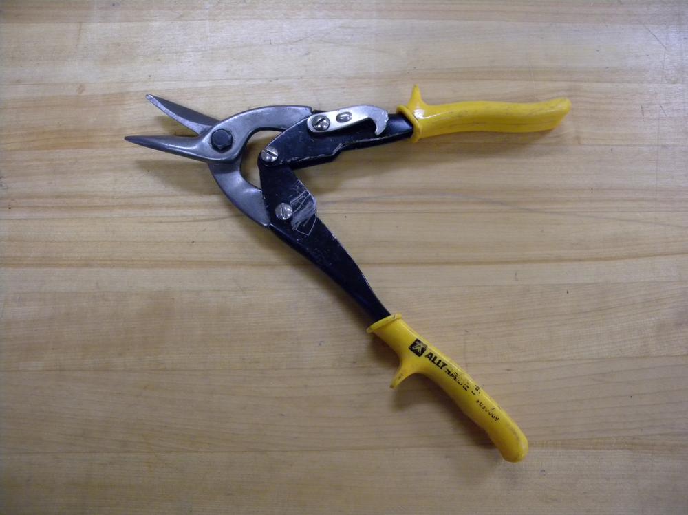 Sheet metal shears.