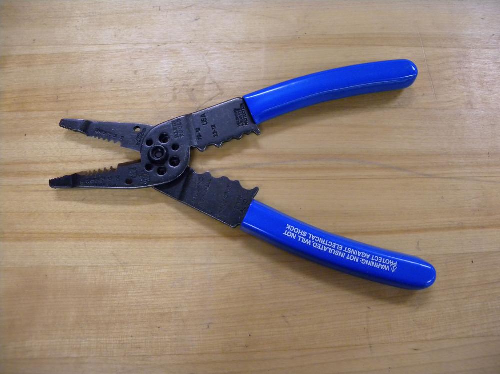 Wire stripper/crimper.