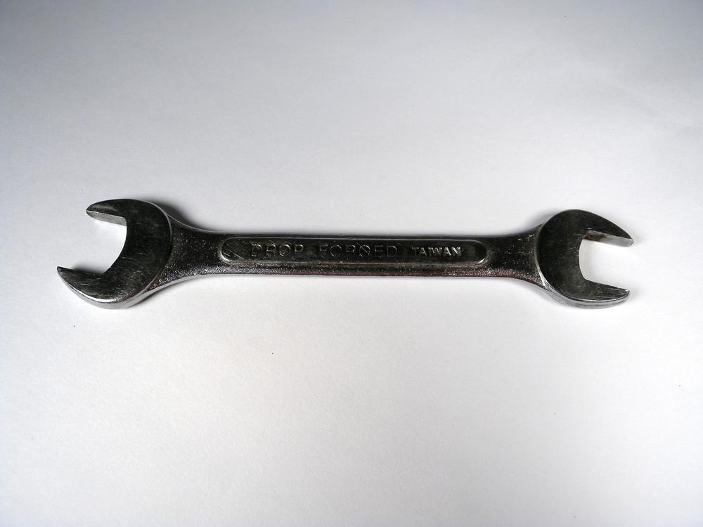 Open-ended wrench.