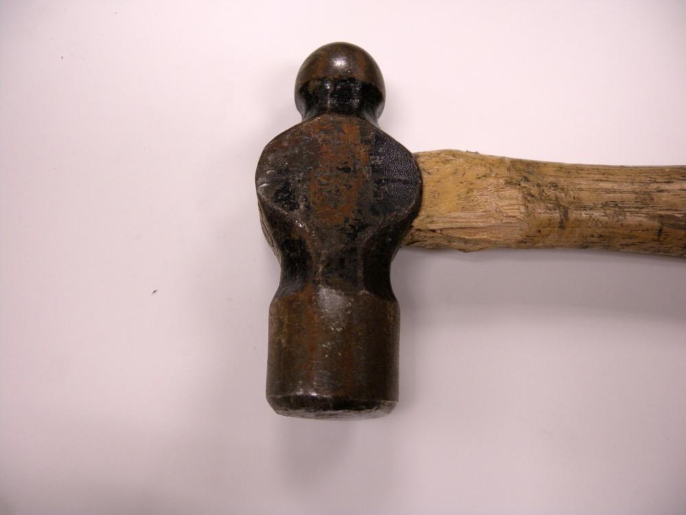 Ball-peen hammer.