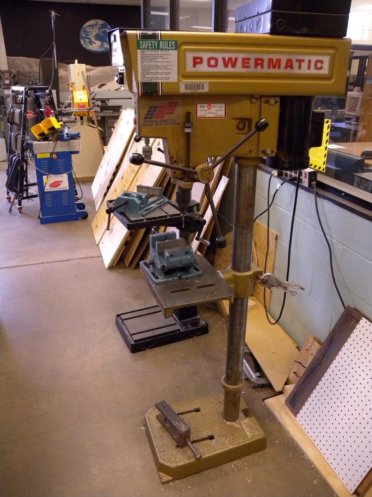 Drill press.