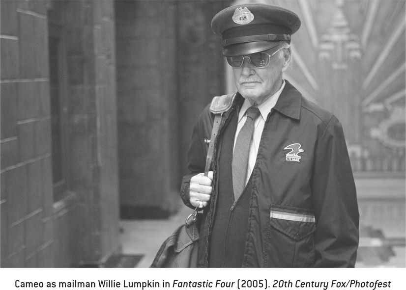 Cameo as mailman Willie Lumpkin in Fantastic Four (2005). 20th Century Fox/Photofest