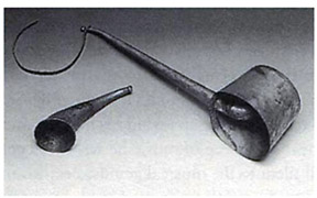 Beethoven hoped that Johann Nepomuk Mälzel's ear trumpets, pictured above, might enable him to better hear the music he composed. But the primitive hearing aids did not help Beethoven and the composer's hearing loss continued to grow worse over time.