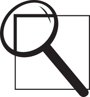 Schematic illustration of magnifying lens.