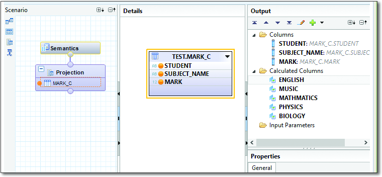 Calculation View to Transpose Rows to Columns