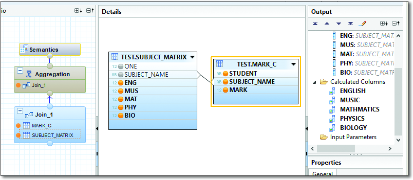 Calculation View to Transpose Rows to Columns