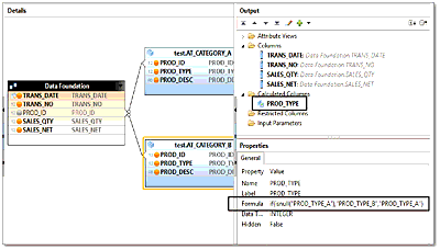 Analytic View to Break a Union of Dimension Tables