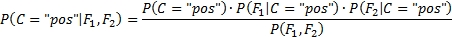 Using Naïve Bayes to classify