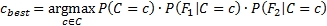 Using Naïve Bayes to classify