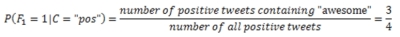 Using Naïve Bayes to classify