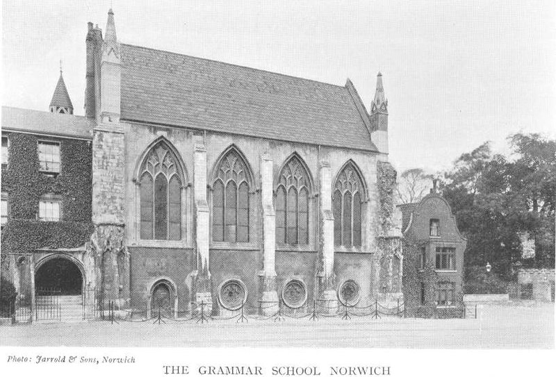 The Grammar School Norwich. Photo: Jarrold & Sons, Norwich