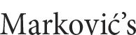Markovics