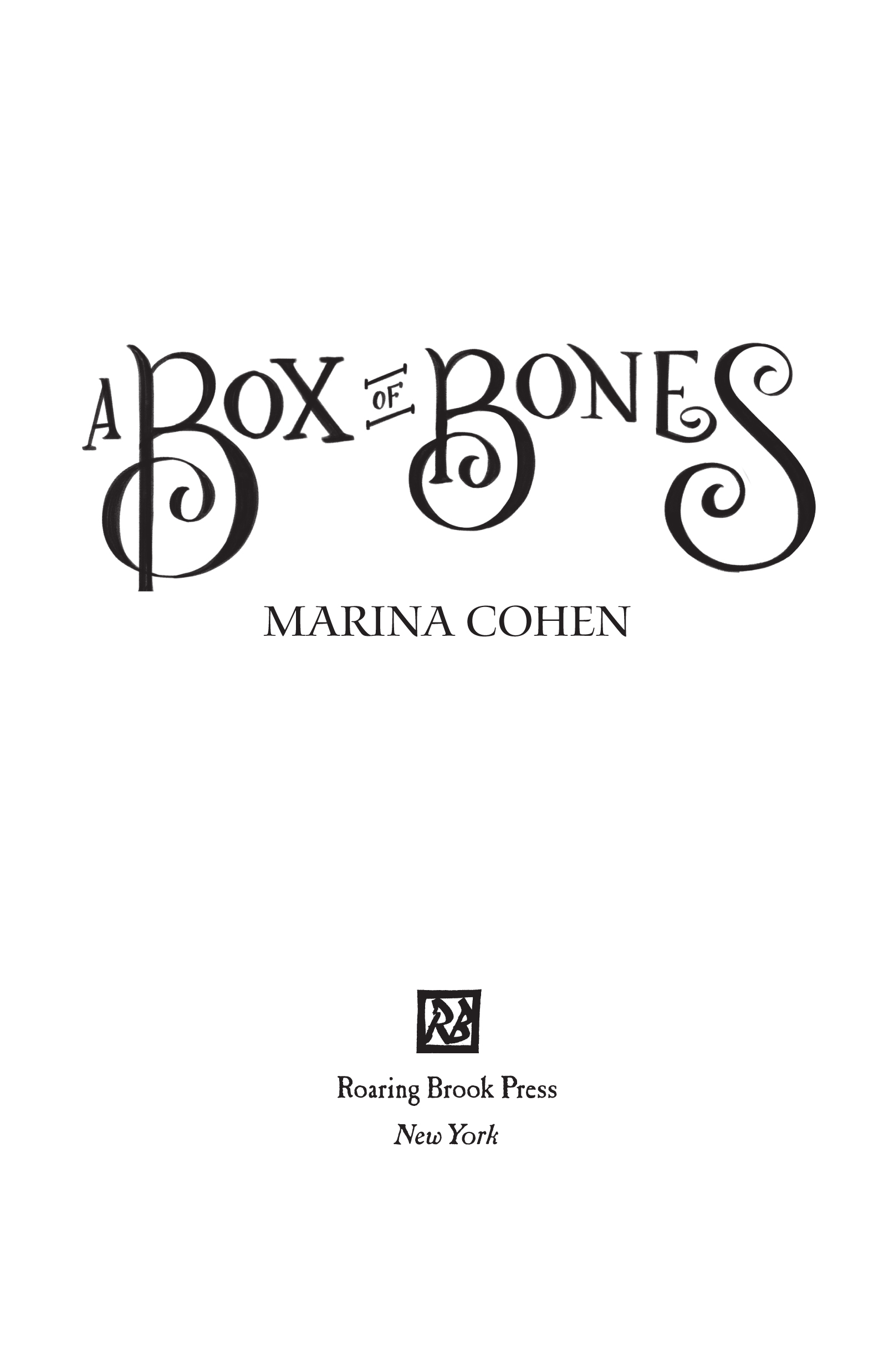 A Box of Bones by Marina Cohen