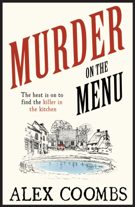 Advertisement image: Murder on the Menu by Alex Coombs