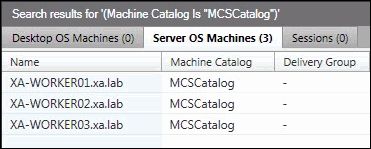 Creating a machine catalog