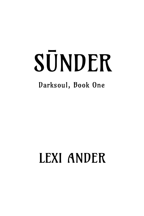 SŪNDER (Darksoul, Book One)  Lexi Ander