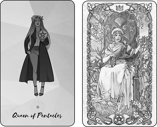 queen of pentacles