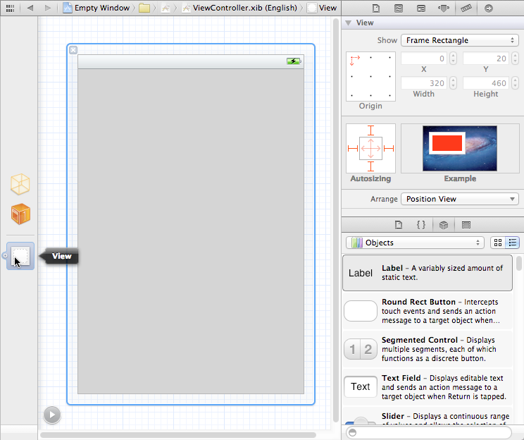 Editing a nib file