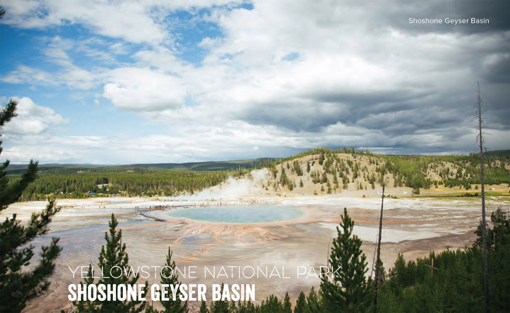 YELLOWSTONE NATIONAL PARK SHOSHONE GEYSER BASIN