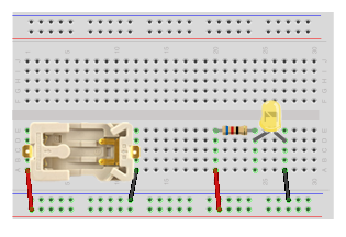 Breadboard circuit