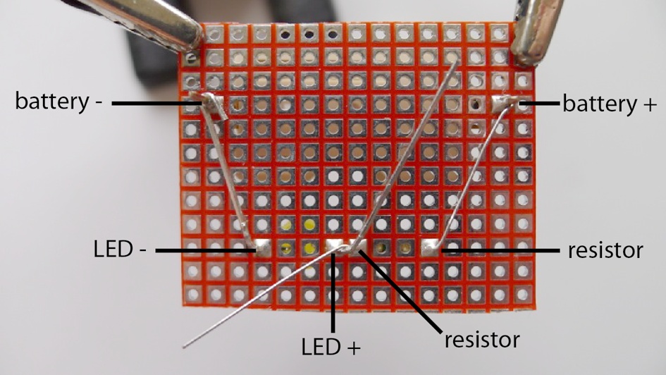 Arranging component legs to create the necessary connections