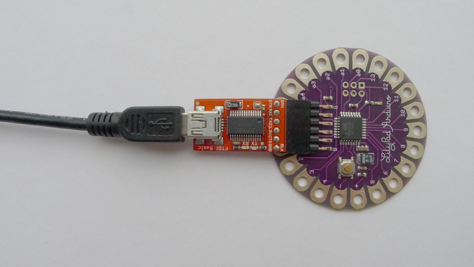 LilyPad Arduino with FTDI programming