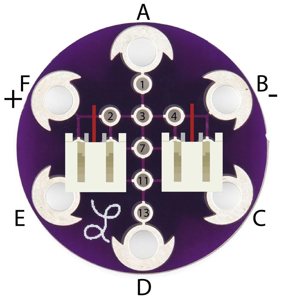 Connector placement for connecting two lipos in series