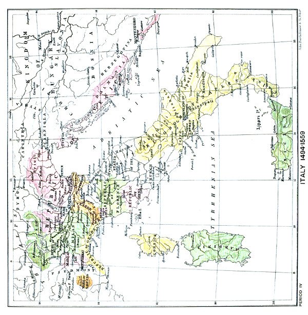 ITALY 1494–1559.