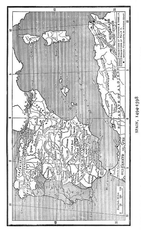SPAIN, 1494–1598.
