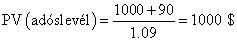 24.5. A fizetésképtelenség figyelembevétele