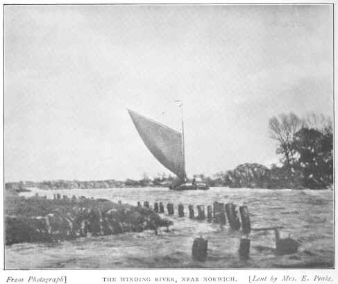 The Winding River, near Norwich. Lent by Mrs. E. Peake