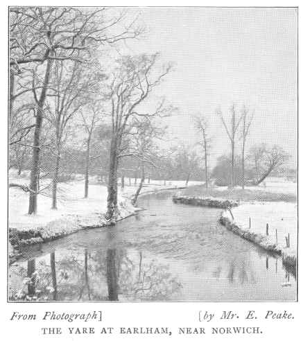 The Yare at Earlham, near Norwich. By Mr. E. Peake