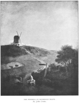 The Windmill on Mousehold Heath. By John Crome