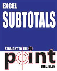 Front cover for Excel Subtotals Straight to the Point by Bill Jelen