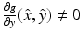 $$\frac{\partial g}{\partial y}(\hat{x},\hat{y})\neq 0$$