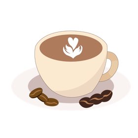 Illustration einer Kaffeetasse