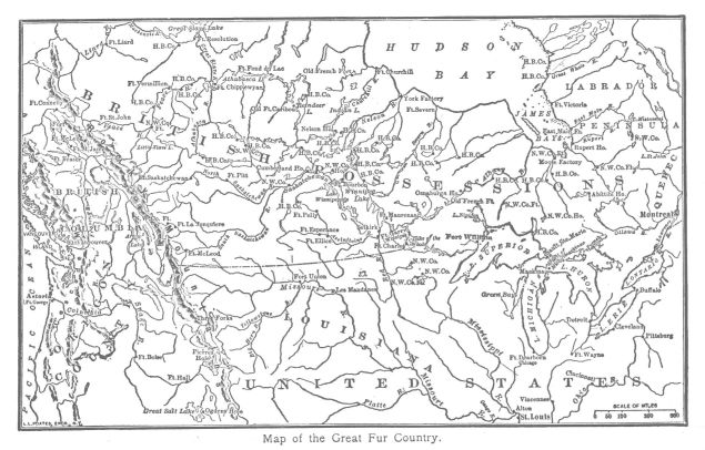 Map of the Great Fur Company.