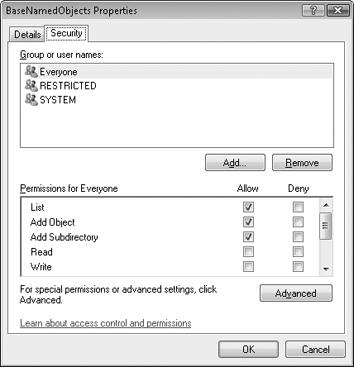 EXPERIMENT: Looking at Object Security