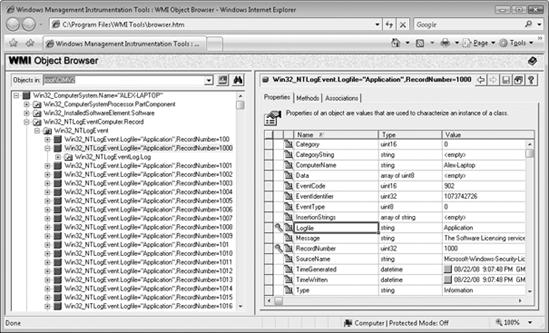 WMI Object Browser