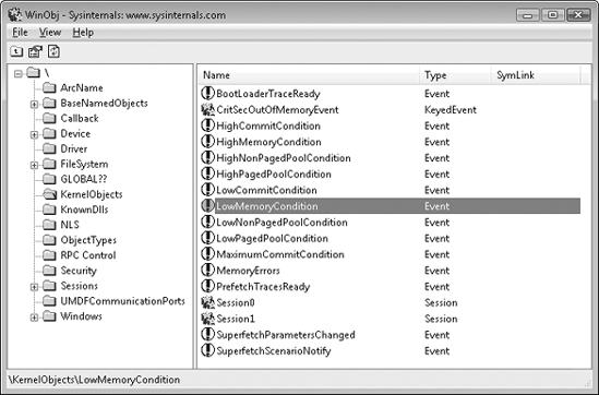 EXPERIMENT: Viewing the Memory Resource Notification Events