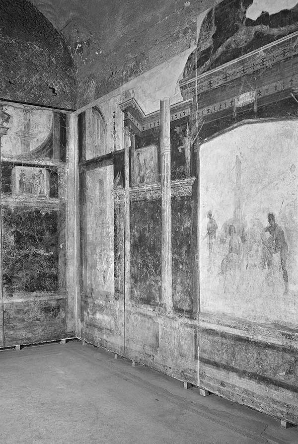 Domus di Augusto, atrio sotterraneo, affresco, 36-28 a.C.