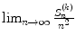 
$$\lim _{n\rightarrow \infty }\frac{S_{n}^{(k)}} {n^{2}}$$
